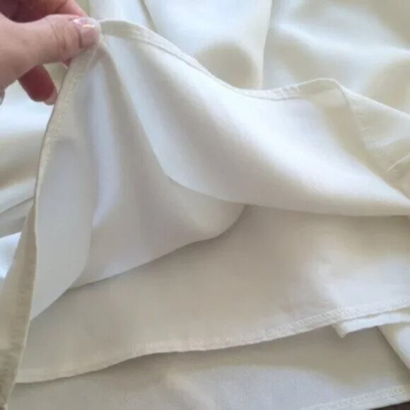 ASOS wide leg culotte pants - cream/white - Picture 7 of 8